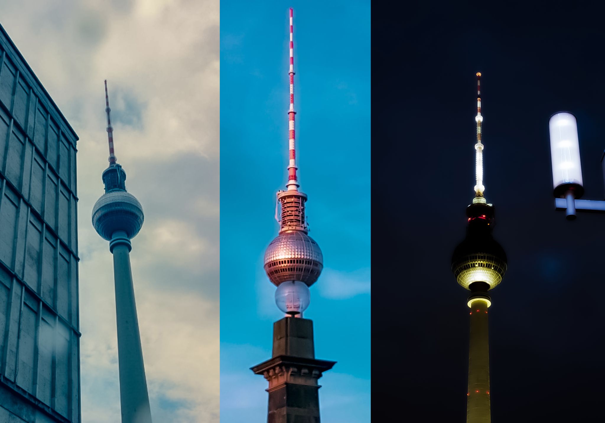 SMALL.   Berlin TV  Tower Triptych 